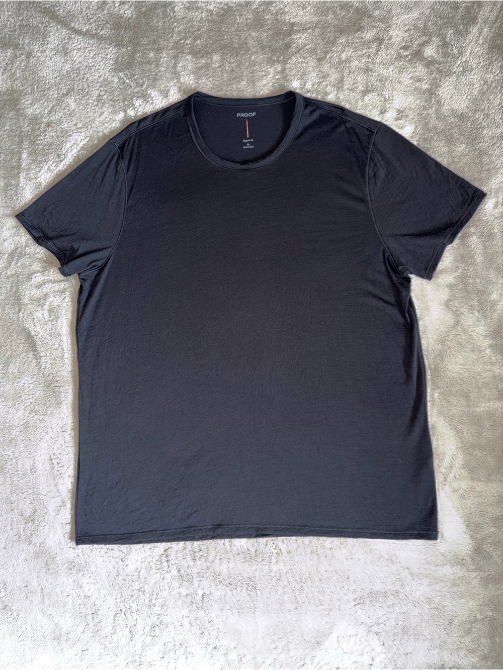 PROOF 72-Hour Merino T-Shirt Huckberry Men’s XL Classic Fit  Black Short Sleeve